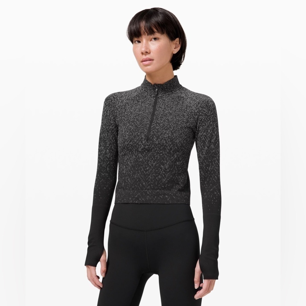Lululemon Rest Less Cropped Half-Zip